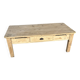 Table basse en bois brut