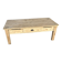 Table basse en bois brut
