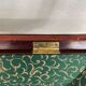 Art Deco display table in mahogany