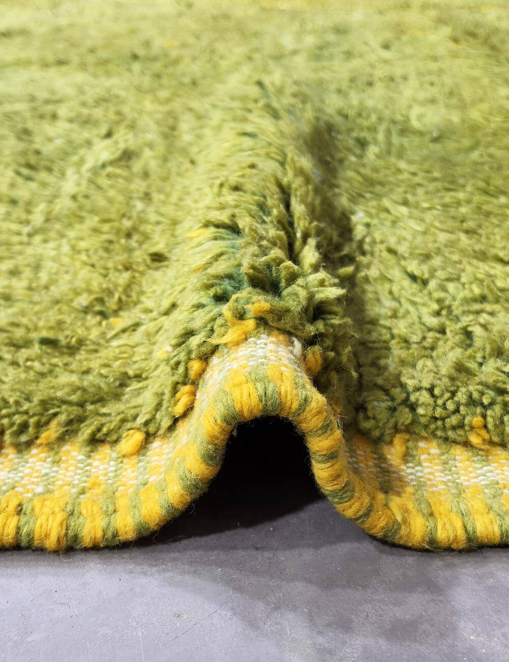 Green Beni Ouarain Rug - 416 x 320 cm