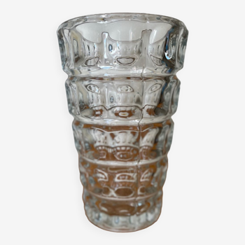 Vase vintage en verre années 1950/60