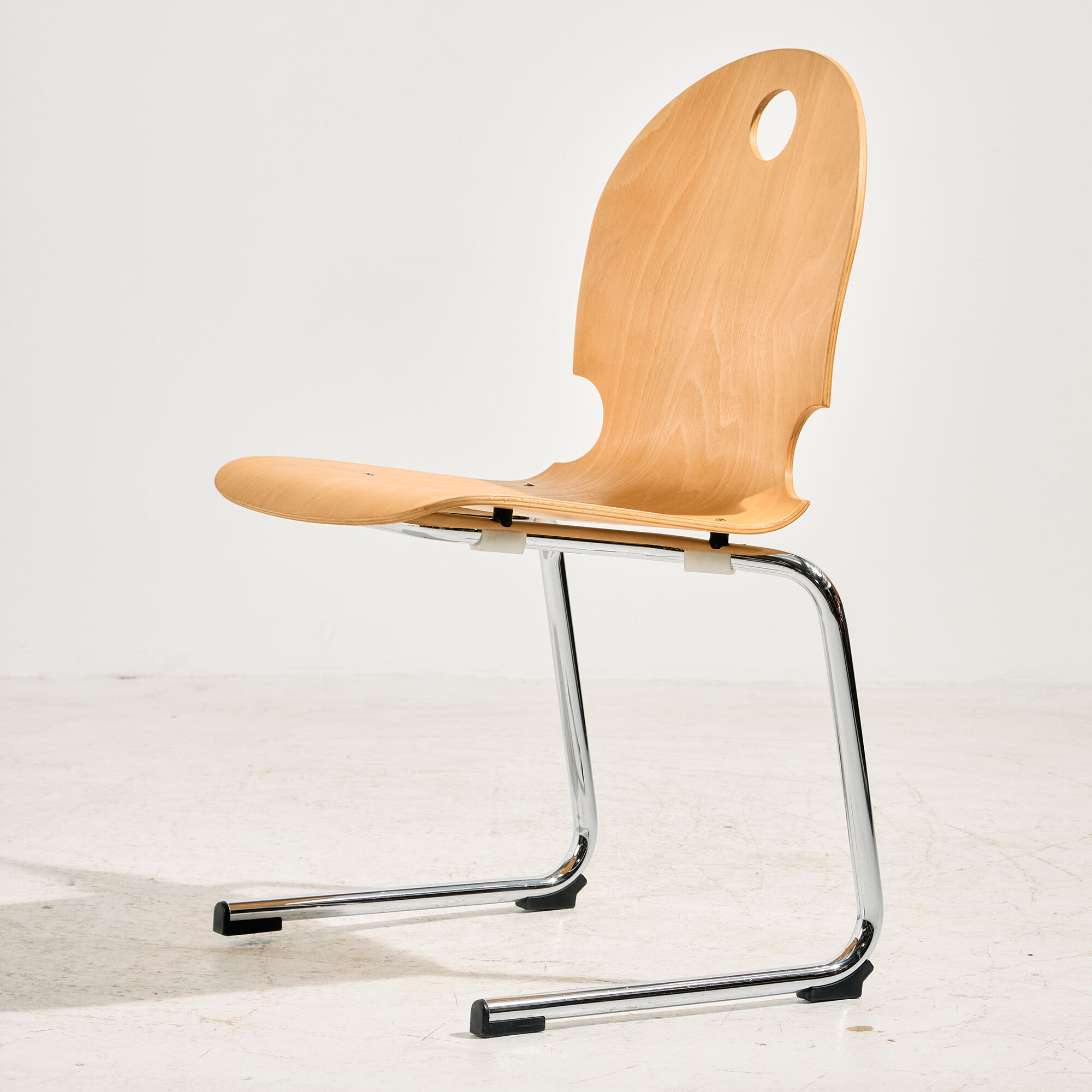 Stackable beech chair