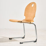 Stackable beech chair