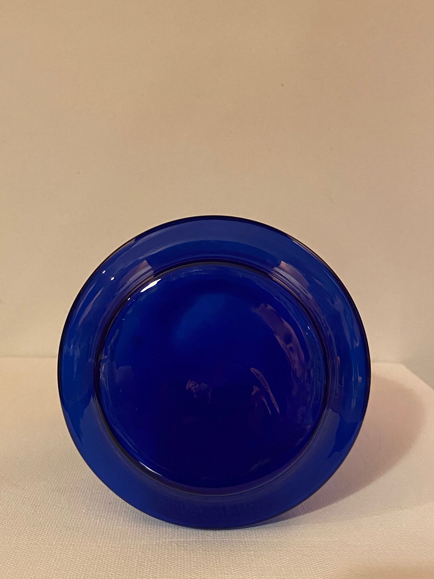 Cobalt blue vase