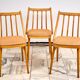 Set of 3 Dining Chairs by A. Suman, 1960s, Czechoslovakia