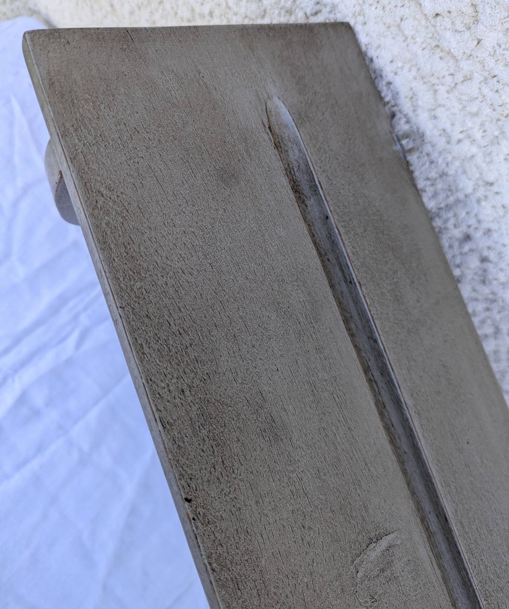 Vintage Wall Shelf Coat Rack Solid Oak Shabby Chic Finish