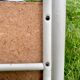 Vintage stepladder in Formica, wood and chromed metal