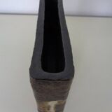 Vintage glazed studio ceramic vase by Trille Jørgensen, Denmark, 1970s.