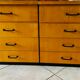 Commode vintage chêne blond Circa 60