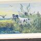 vintage dog painting
