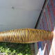 Fiberglass zebra lamp