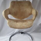 Euro Steel table and chair set 1970 Space Age