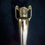 WMF Art Nouveau brass vase