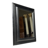 Ripple frame mirror black 20th century