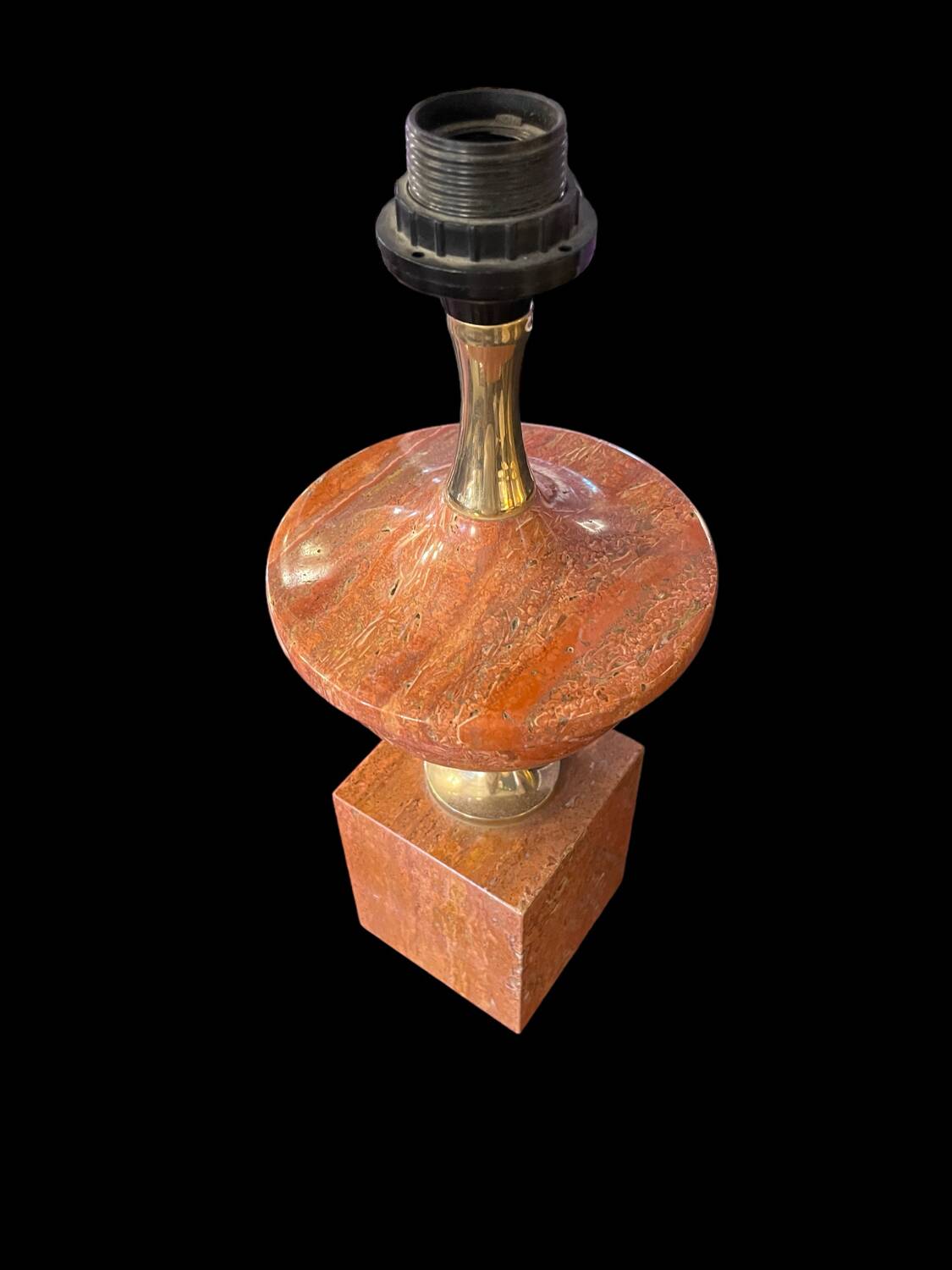 Vintage marble lamp base