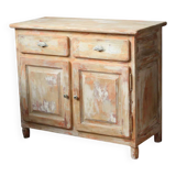Small Parisian-style patinated sideboard
