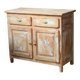 Small Parisian-style patinated sideboard
