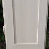 Narrow old paneled molded cupboard door h220x42cm