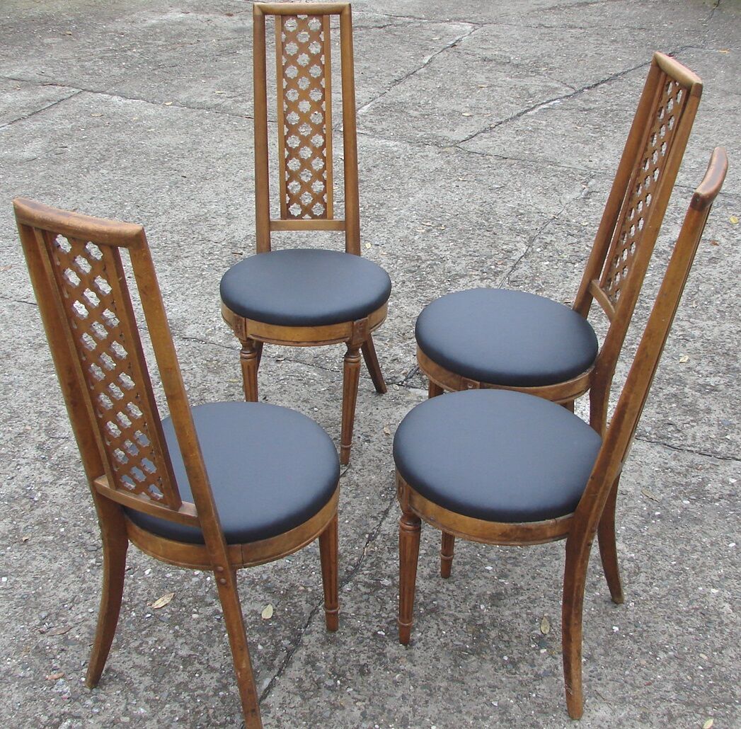 Ensemble de 4 chaises , Jasienica fin des années 60