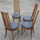 Ensemble de 4 chaises , Jasienica fin des années 60