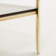 Pair of tables ends of bronze sofa 60s