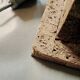 Rectangular living room lamp base in lava stone with relief decoration