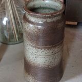 Varnished stoneware vase