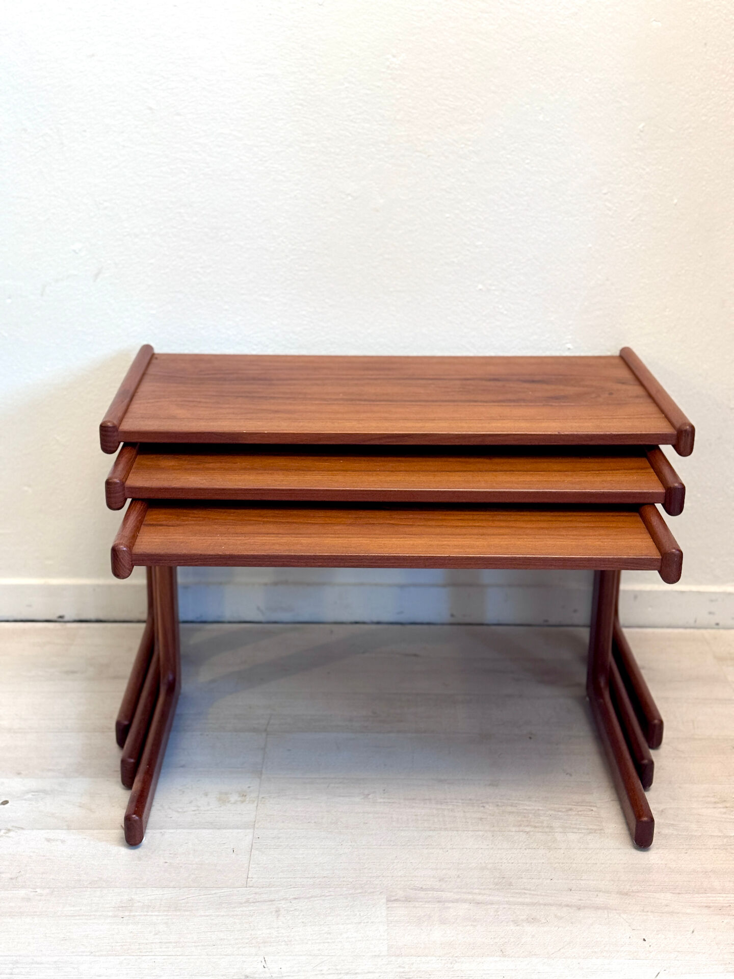 Vintage Danish nesting tables teak