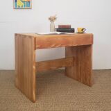 Solid pine desk - Maison Regain, Savoie model, 1960s