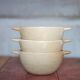 Set of 3 vintage village stoneware bowls, breakfast bowl, vintage ear bowl.