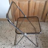 Folded chair by Giancardo Piretti for Castelli