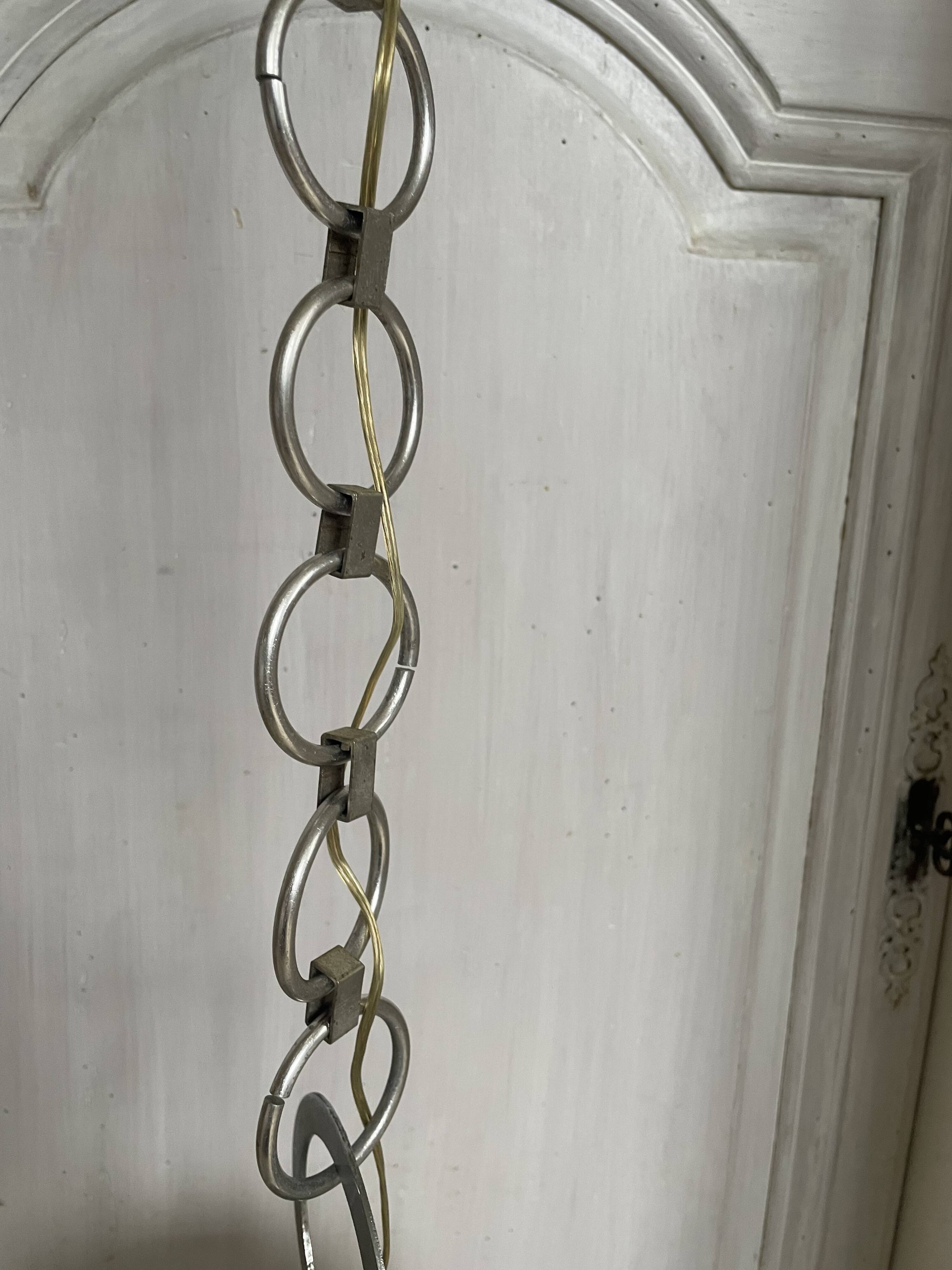 Targetti Sankey vintage opaline pendant light