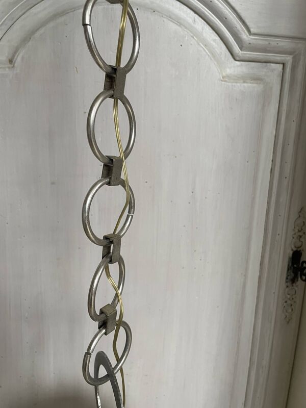Suspension opaline Targetti Sankey vintage