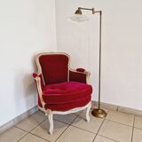 Articulated brass floor/reading lamp, 1970s