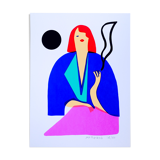 Woman with cigarette