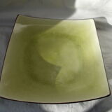 Plat noir et vert vintage