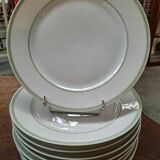 10 Pillivuyt porcelain dessert plates