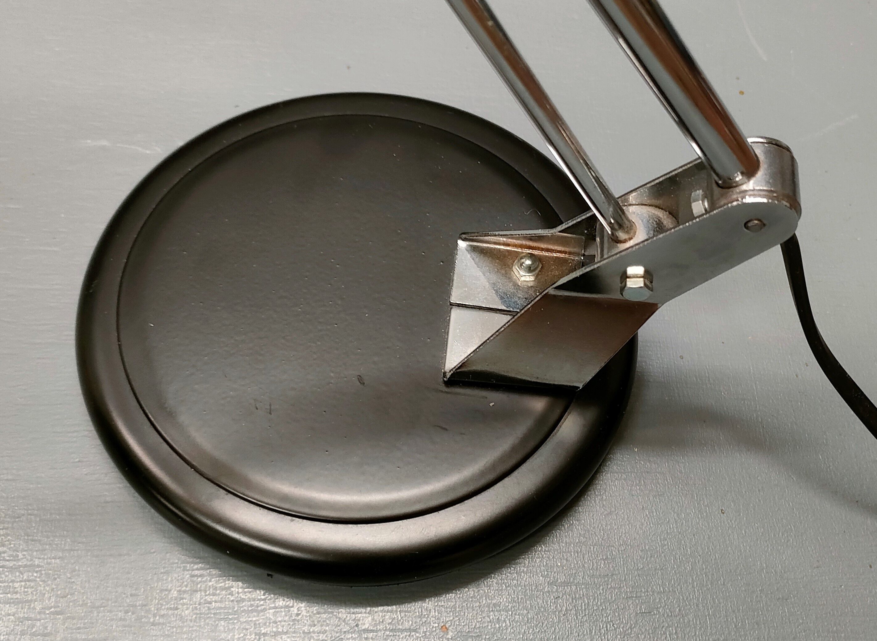 Vintage articulated black architect lamp Luminor ~ 70s ~ France