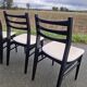 Lot de 4 chaises vintage design scandinave