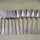 SFAM 24-Piece Silver-Plated Metal Cutlery Set