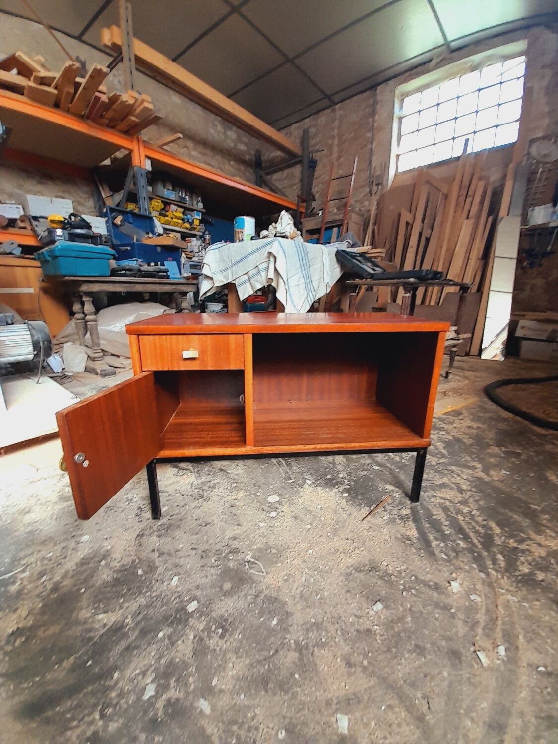 Enfilade vintage bois exotique