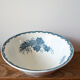 Salad bowl faience blue decoration