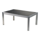 International Furniture. Steel coffee table and smoked glass. Circa 1970