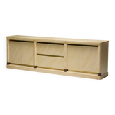 Faux-Marble Lacquered Sideboard by Jean Claude Mahey, France, 1970s