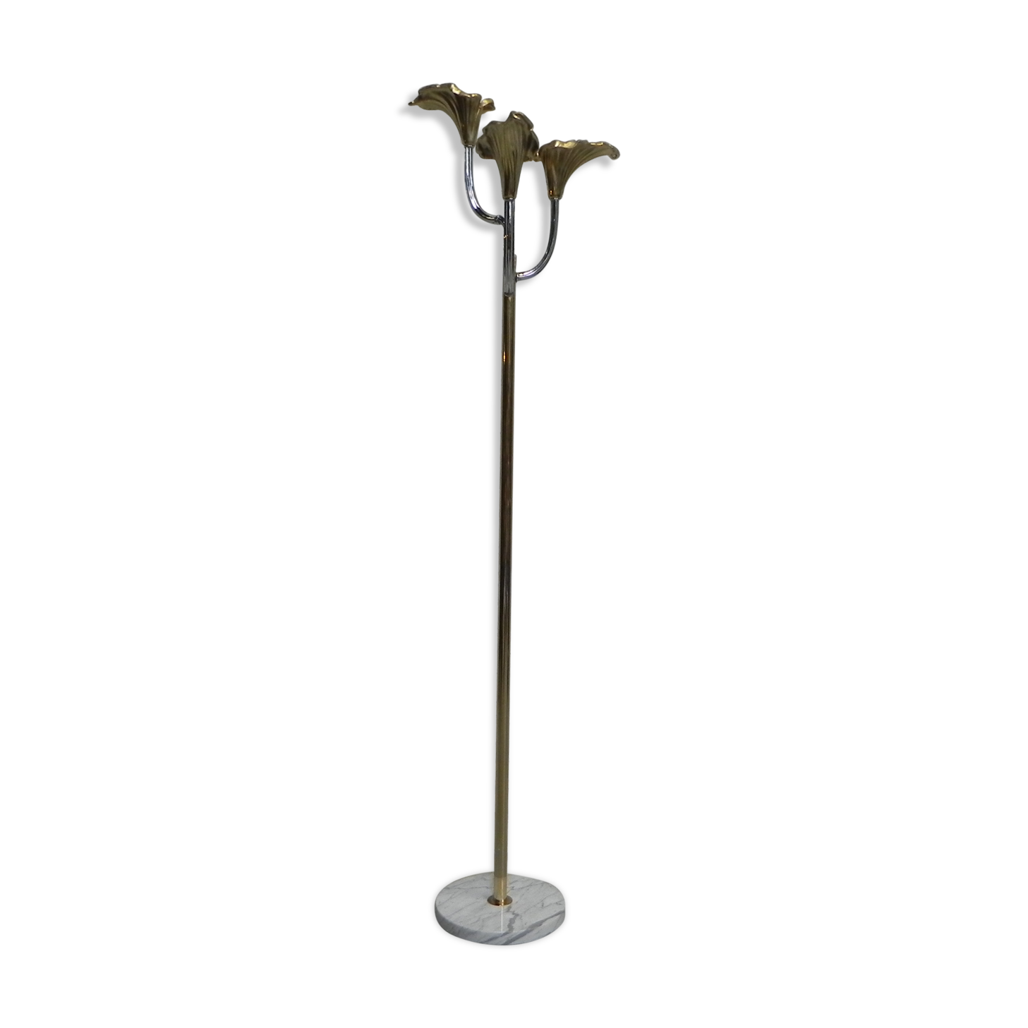 Standing Italian Calla lily floor lamp