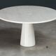 Table Eros en Marbre Blanc par Angelo Mangiarotti pour Skipper, 1990s