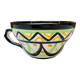 Breton bowl earthenware Saint-Jean-de-Bretagne Hand decoration