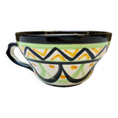 Breton bowl earthenware Saint-Jean-de-Bretagne Hand decoration