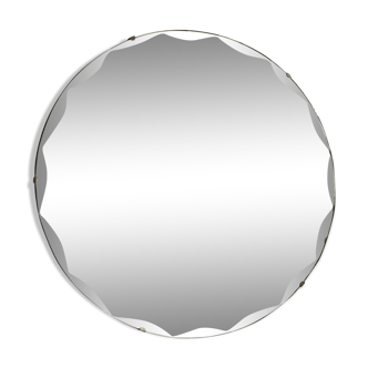 Round beveled mirror 46 cm