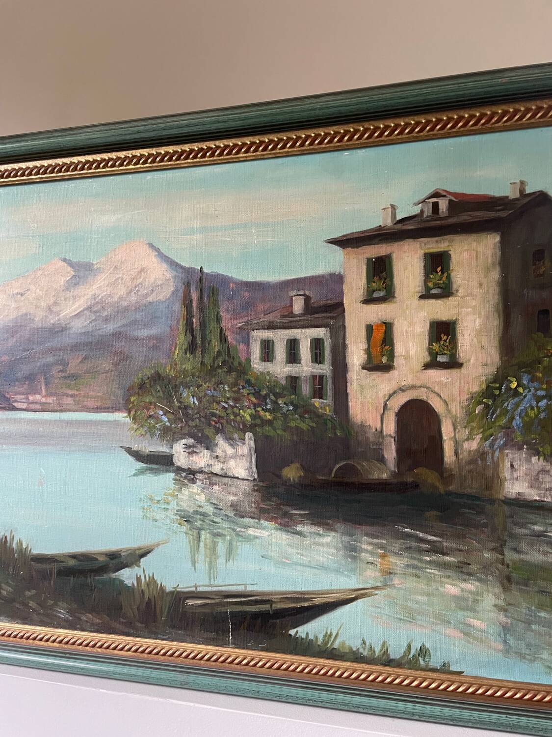 Large 20th century oil on canvas signed J. Beyly